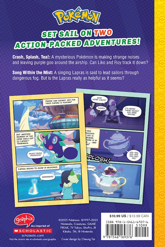 Back cover_The Search for Lapras (Pokémon: Graphic Collection)