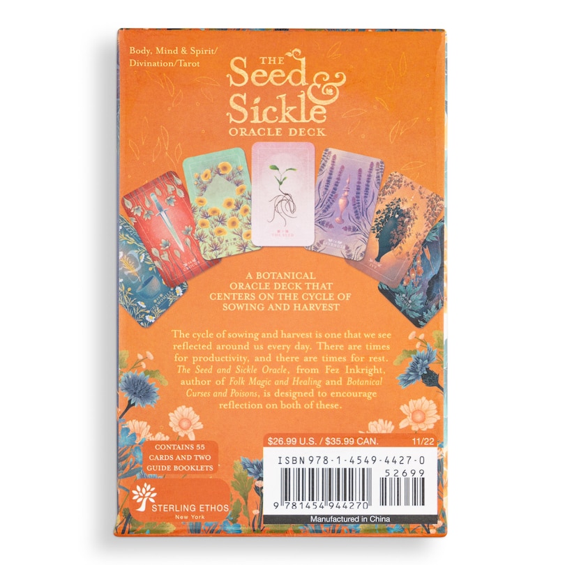Back cover_The Seed & Sickle Oracle Deck