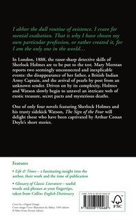 Back cover_The Sign of the Four