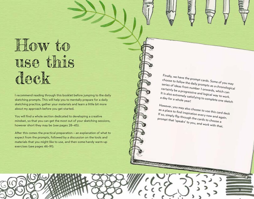 Aper&ccedil;u du contenu 5_The Sketch a Day Card Deck