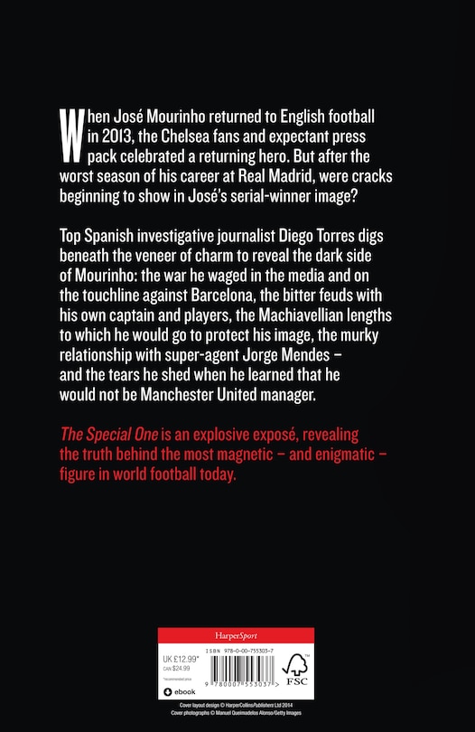 Couverture arri&egrave;re_The Special One