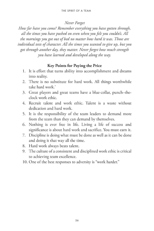 Sample content_The Spirit of a Team