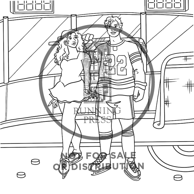 Sample content_The Sports Romance Coloring Book