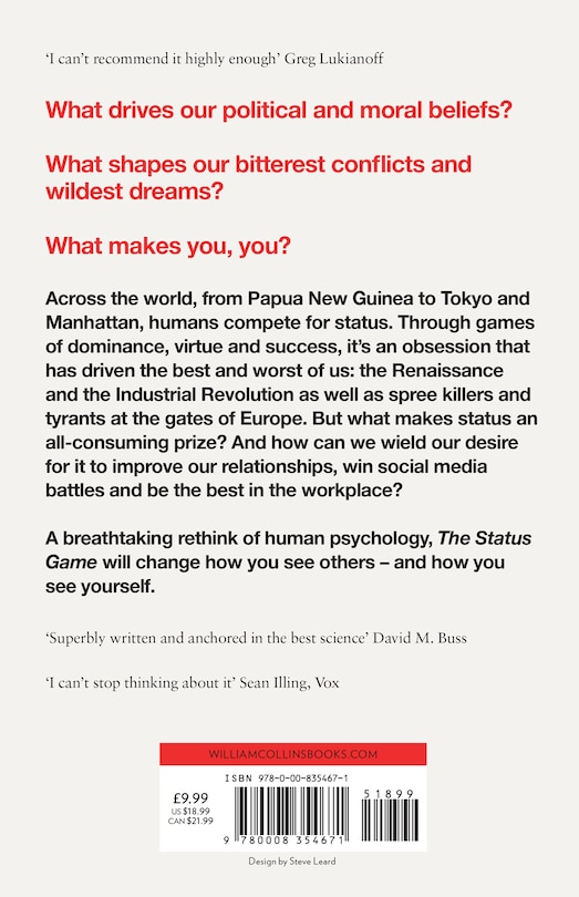 Couverture arri&egrave;re_The Status Game