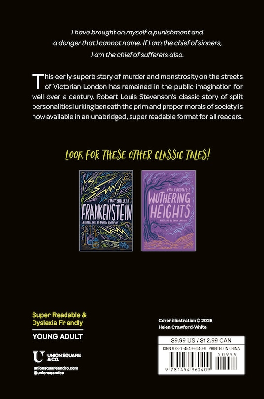 Back cover_The Strange Case of Dr. Jekyll & Mr. Hyde