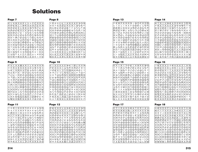 Aperçu du contenu 2_The Sun Wordsearch Book 11: 300 fun puzzles from Britain’s favourite newspaper (The Sun Puzzle Books)