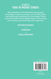 Couverture arri&egrave;re_The Sunday Times Concise Crossword Book 2