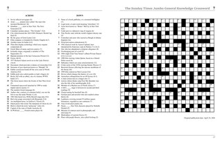 Aper&ccedil;u du contenu 2_The Sunday Times Jumbo General Knowledge Crossword Book 1