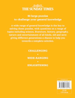 Couverture arri&egrave;re_The Sunday Times Jumbo General Knowledge Crossword Book 5
