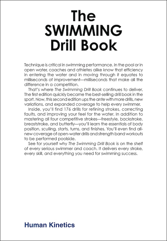 Couverture arri&egrave;re_The Swimming Drill Book