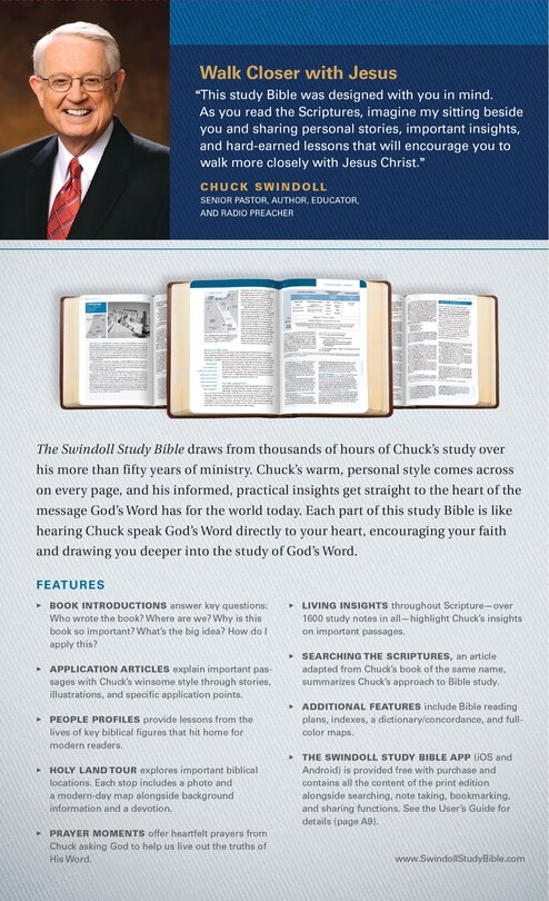 Back cover_The Swindoll Study Bible NLT, Large Print (Hardcover)