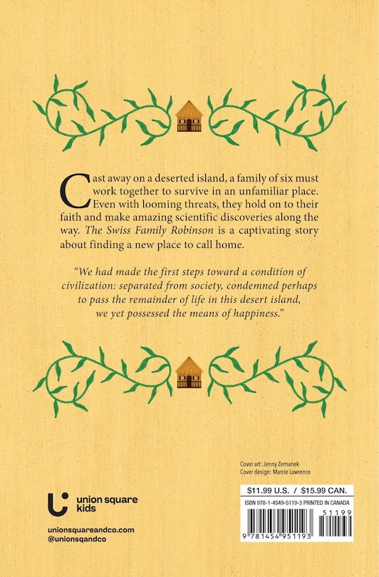 Back cover_The Swiss Family Robinson