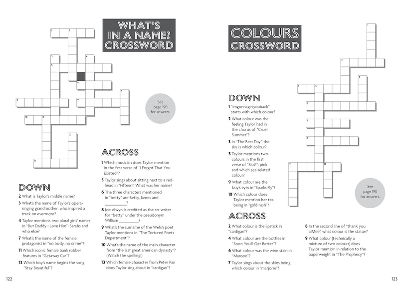 Sample content_The Taylor Swift Activity Book