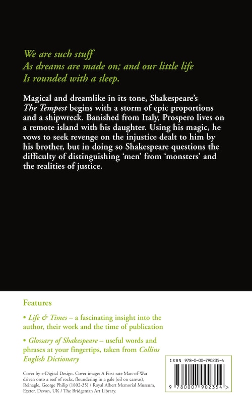Back cover_The Tempest