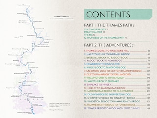 Table des mati&egrave;res_The Thames Path