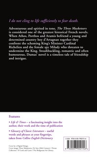 Couverture arri&egrave;re_The Three Musketeers