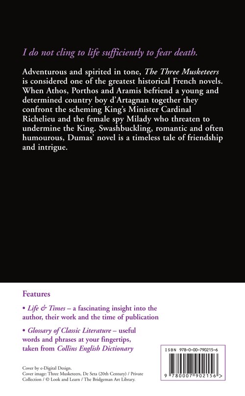 Couverture arri&egrave;re_The Three Musketeers