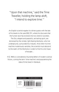 Back cover_The Time Machine (Collins Classics)