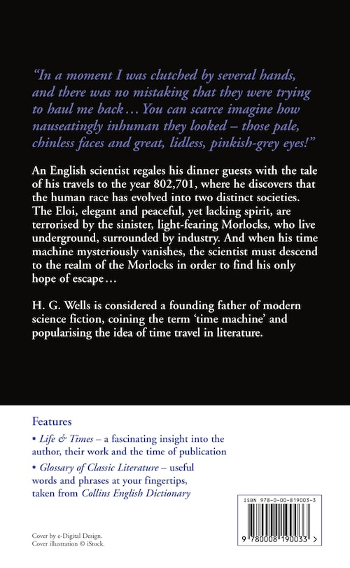 Back cover_The Time Machine
