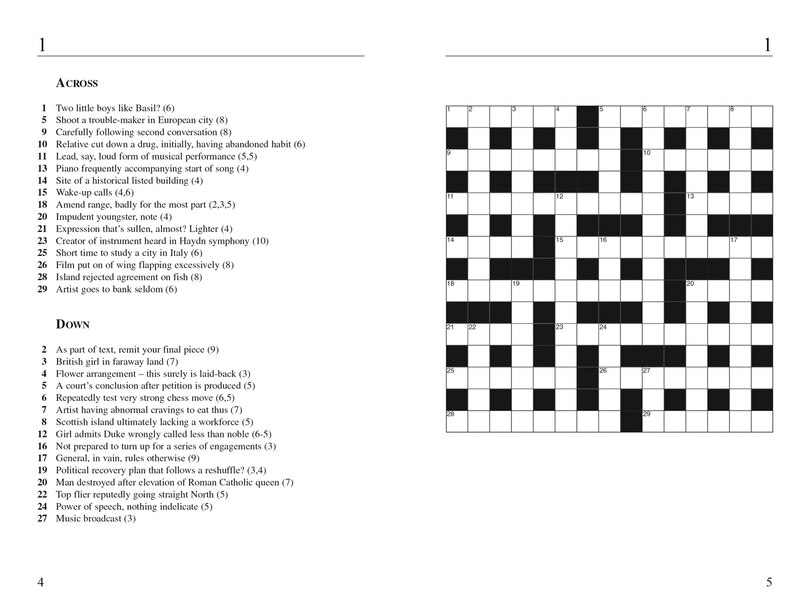 Sample content_The Times Big Book of Cryptic Crosswords 4: 200 world-famous crossword puzzles (The Times Crosswords)