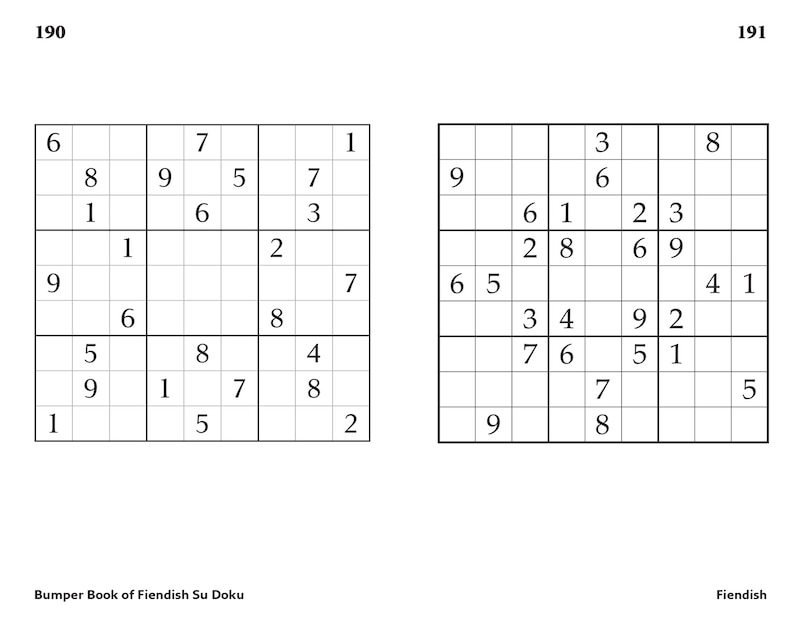 Aperçu du contenu 2_The Times Bumper Book of Fiendish Su Doku book 1