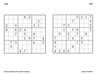 Aperçu du contenu 3_The Times Bumper Book of Fiendish Su Doku book 1