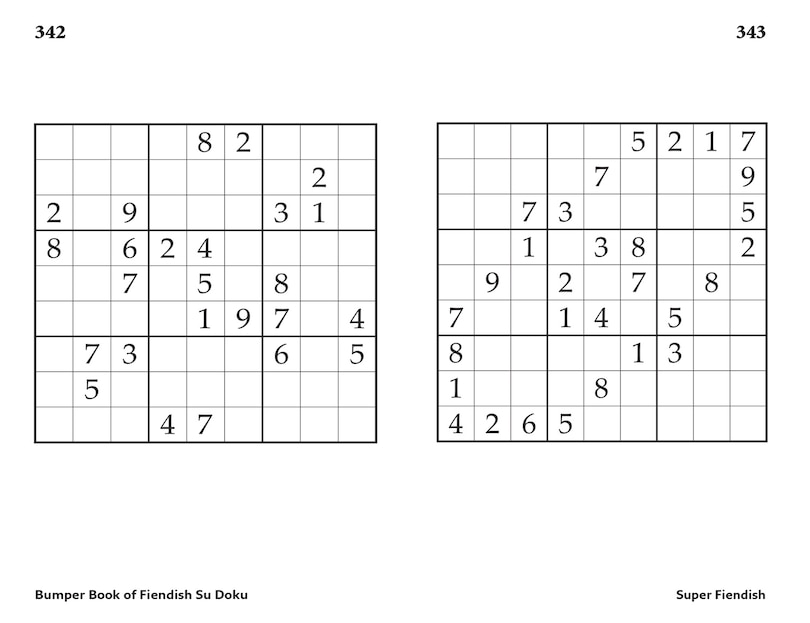 Aperçu du contenu 3_The Times Bumper Book of Fiendish Su Doku book 1