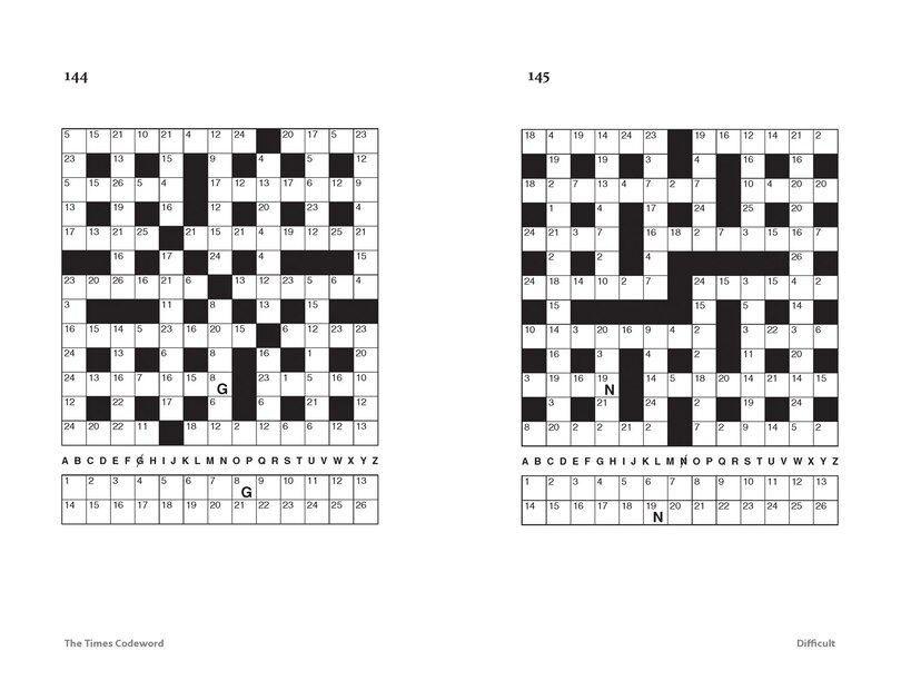 Aperçu du contenu 4_The Times Codeword 15: 200 cracking logic puzzles (The Times Puzzle Books)