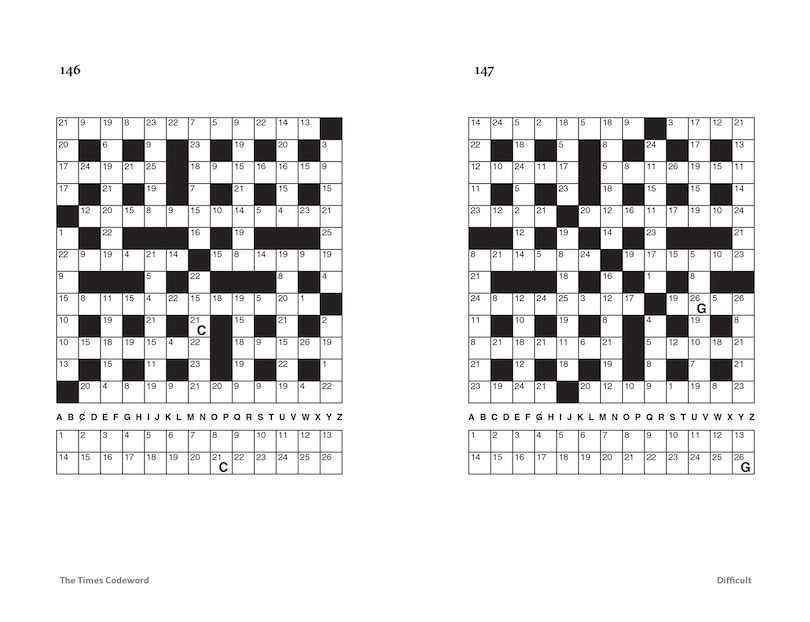 Sample content 2_The Times Codeword 16: 200 cracking logic puzzles (The Times Puzzle Books)