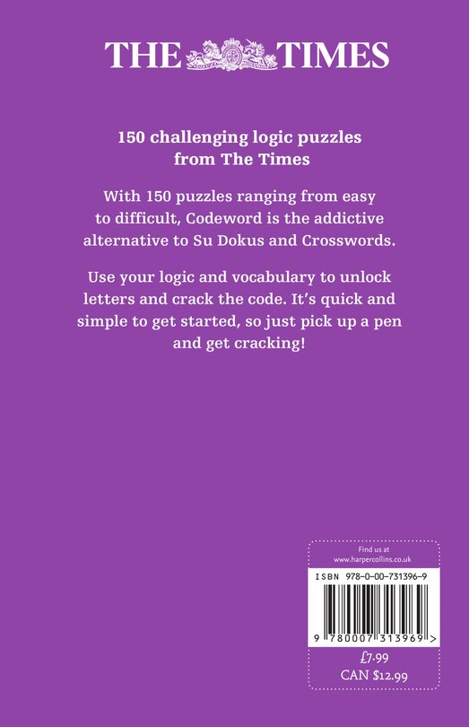 Back cover_The Times Codeword