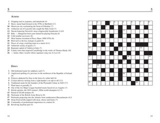 Sample content_The Times General Knowledge Crossword Book 3: 80 general knowledge crossword puzzles (The Times Crosswords)