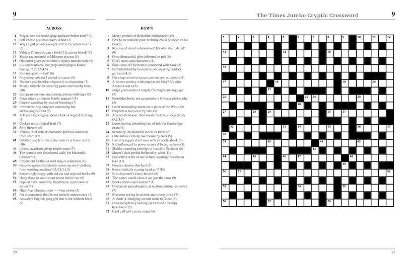 Sample content 2_The Times Jumbo Cryptic Crossword Book 23: The world’s most challenging cryptic crossword (The Times Crosswords)