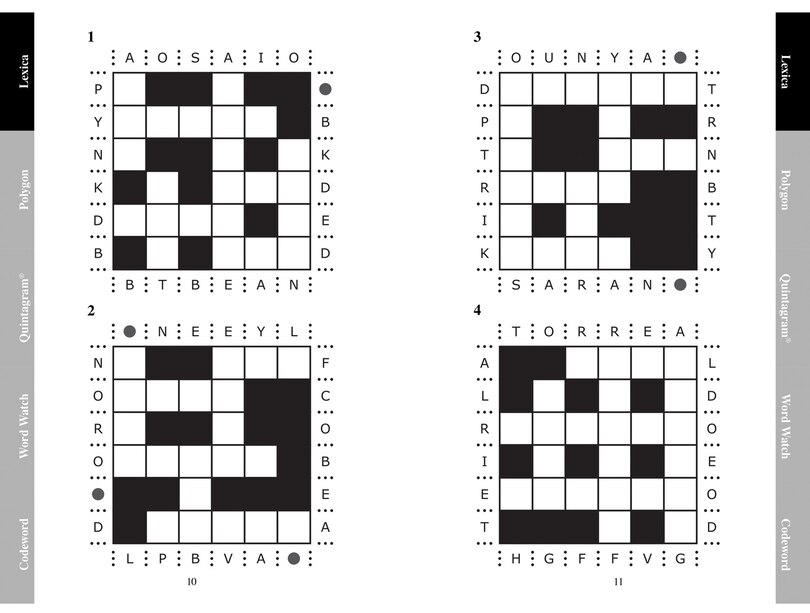 Sample content_The Times MindGames Word Puzzles and Conundrums Book 4: 500 brain-crunching puzzles, featuring 5 popular mind games (The Times Puzzle Books)