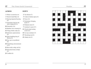 Sample content 2_The Times Quick Crossword Book 26