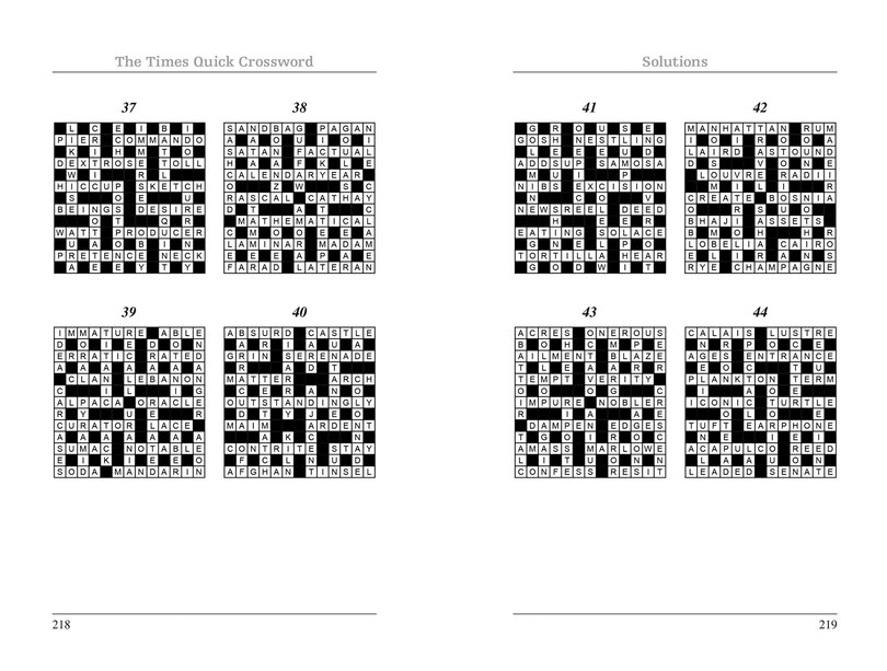 Sample content_The Times Quick Crossword Book 28