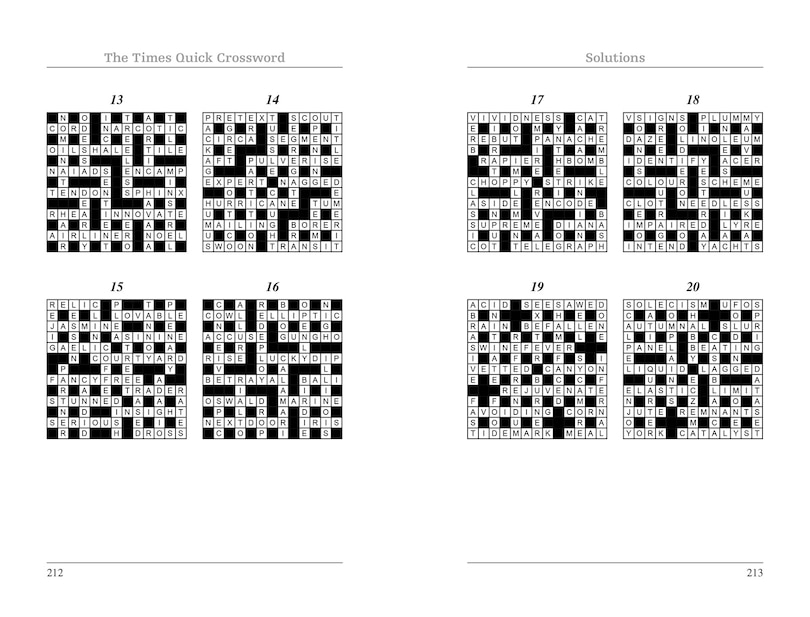 Sample content 2_The Times Quick Crossword Book 29: 100 General Knowledge Puzzles (The Times Crosswords)