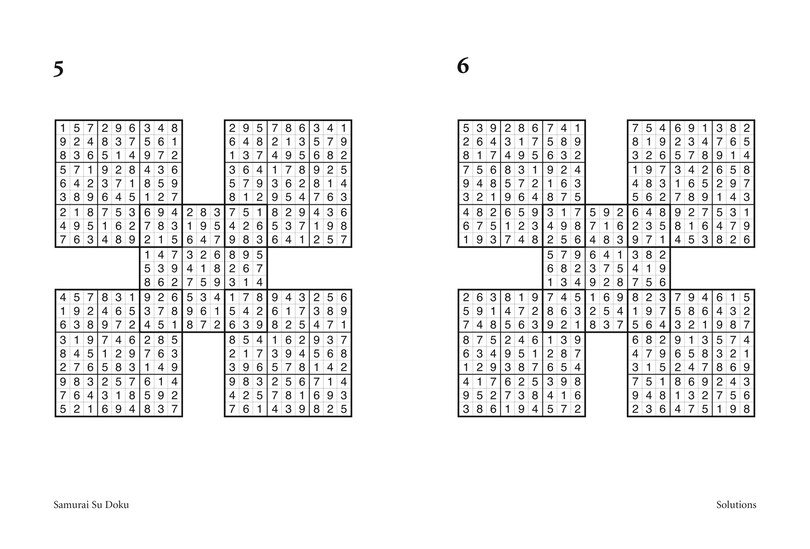 Aper&ccedil;u du contenu_The Times Samurai Su Doku 6