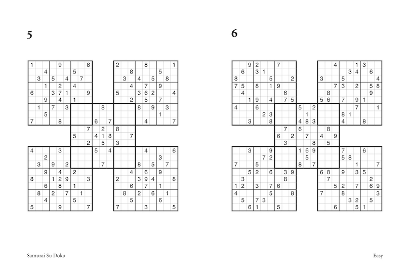 Aper&ccedil;u du contenu 2_The Times Samurai Su Doku 6