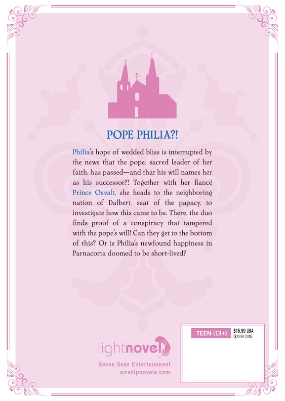 Back cover_The Too-Perfect Saint: Tossed Aside by My Fiancé and Sold to Another Kingdom (Light Novel) Vol. 3