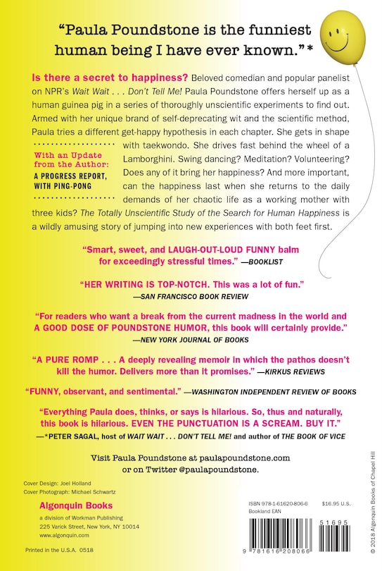 Back cover_The Totally Unscientific Study Of The Search For Human Happiness