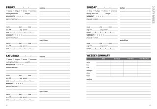 Sample content 2_The Triathlete's Training Diary
