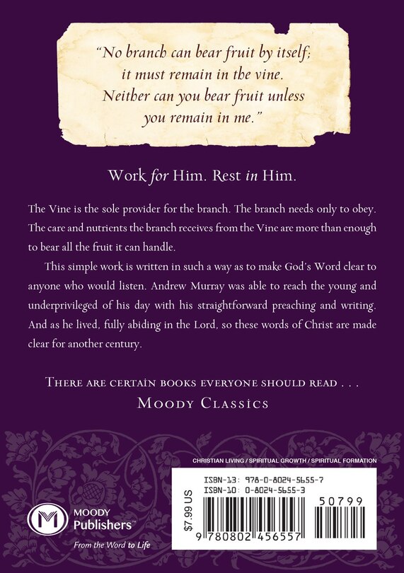 Back cover_The True Vine