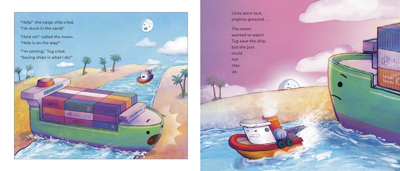 Aper&ccedil;u du contenu_The Tugboat and the Silver Moon