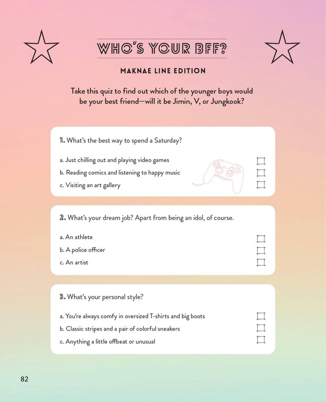 Aper&ccedil;u du contenu 4_The Unofficial BTS Fan Book