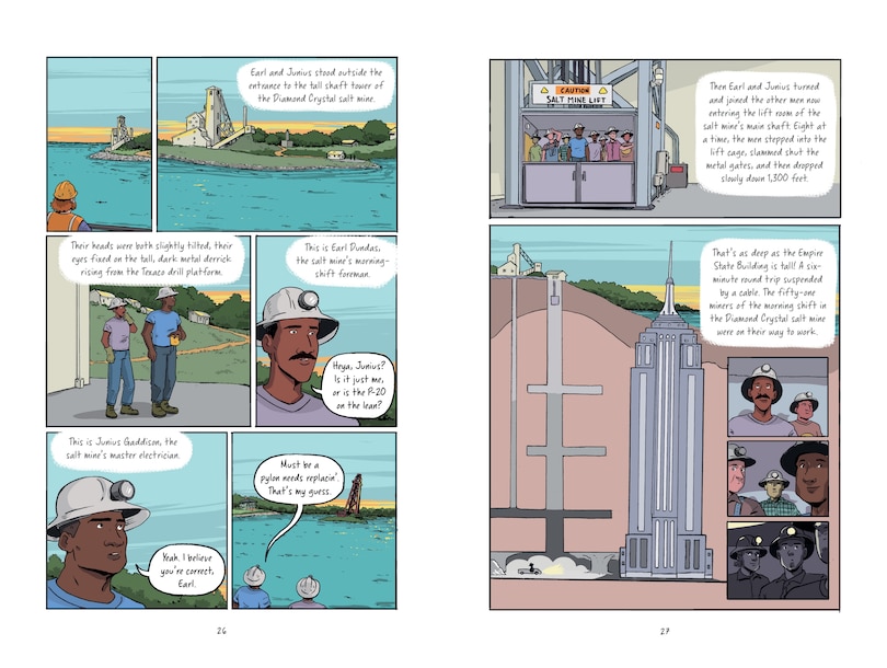 Sample content_The Vanishing of Lake Peigneur: A Graphic Novel Based on a True Story