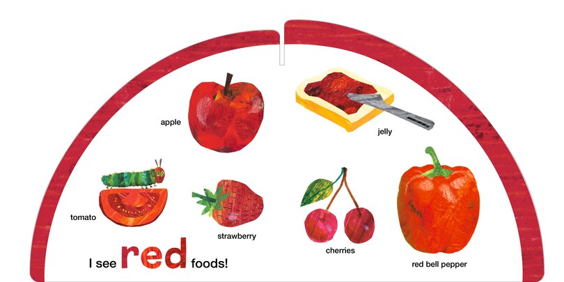 Aper&ccedil;u du contenu_The Very Hungry Caterpillar's Rainbow Foods