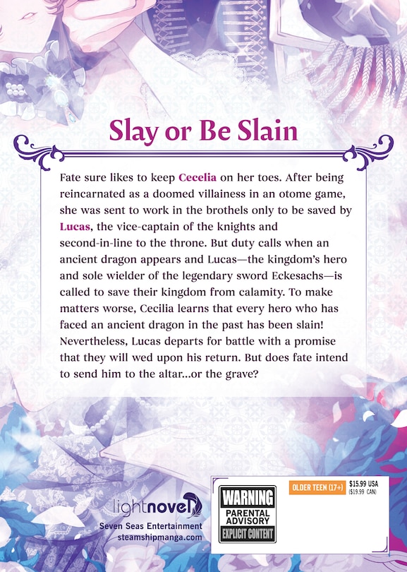 Back cover_The Villainess and the Demon Knight (Light Novel) Vol. 2