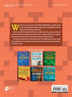 Couverture arrière_The Wall Street Journal First-rate Sunday Crosswords