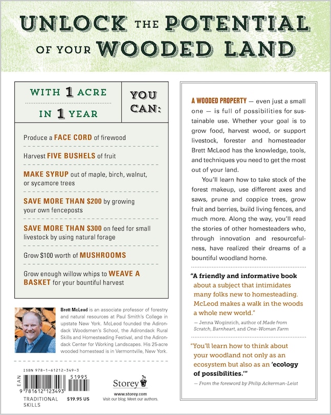 Couverture arrière_The Woodland Homestead