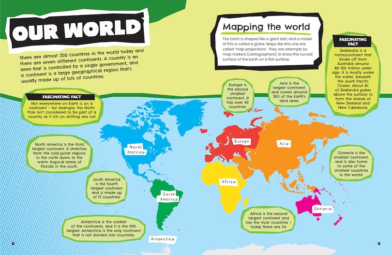 Aperçu du contenu_The World: Discover fascinating facts about planet Earth (All About)